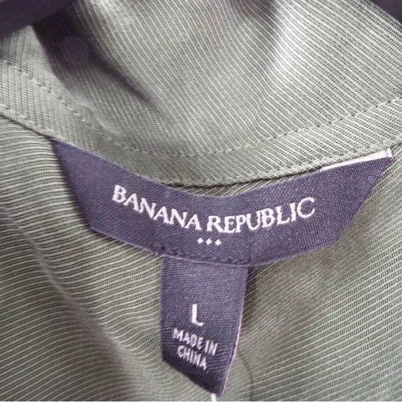 Woman’s Banana Republic Olive Jumpsuit with Tags Large - Picture 3 of 5